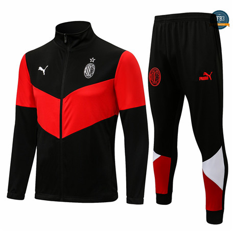 Cfb3 Chaqueta Chandal AC Milan Equipación Negro 2021/2022