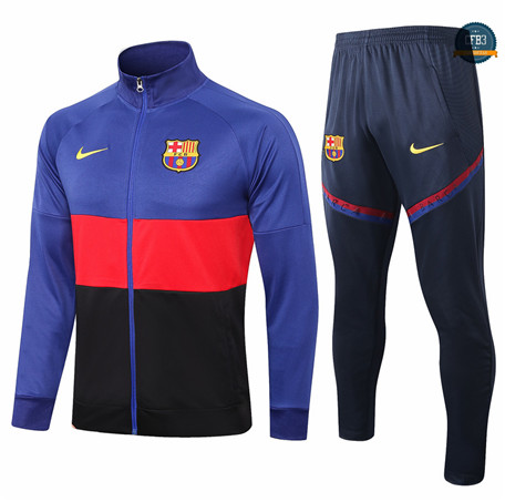 Cfb3 Chaqueta Chandal Barcelona Equipación Azul/Rojo 2021/2022