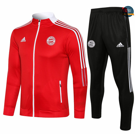 Cfb3 Chaqueta Chandal Bayern Munich Equipación Rojo 2021/2022 Col Haut