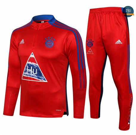 Cfb3 Chandal Bayern Munich Equipación Rojo/Azul 2021/2022