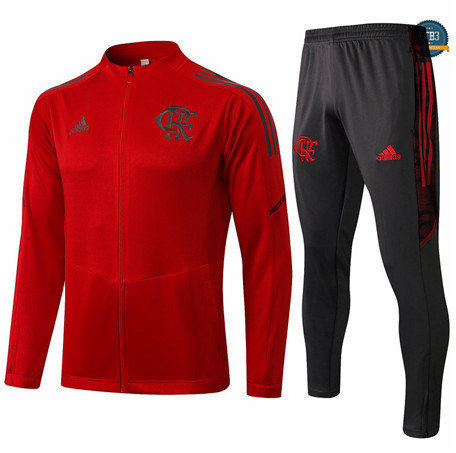 Cfb3 Chaqueta Chandal Flamengo Equipación Rojo 2021/2022