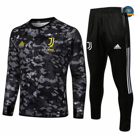 Cfb3 Chandal Juventus Equipación Gris oscuro 2021/2022 Cuello redondo