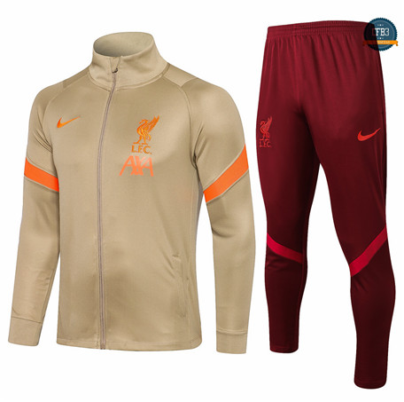 Cfb3 Chaqueta Chandal Liverpool Equipación Caqui 2021/2022 Col Haut