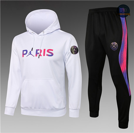 Cfb3 Chandal Niños Jordan PSG Equipación Sombrero Blanco 2021/2022