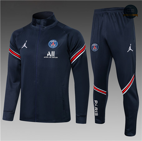 Cfb3 Chaqueta Chandal Niños Jordan PSG Equipación Azul marino 2021/2022