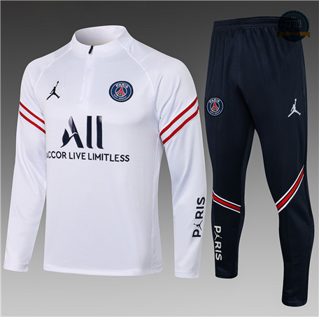 Cfb3 Chandal Niños Jordan PSG Equipación Blanco 2021/2022