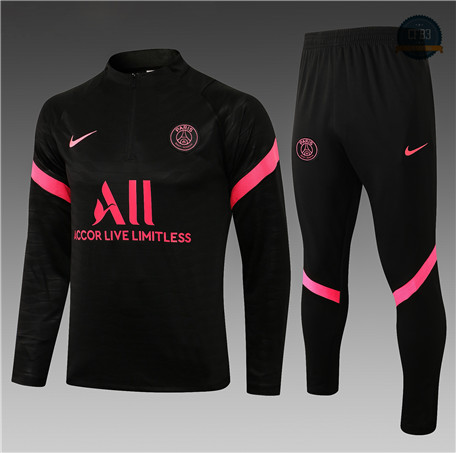 Cfb3 Chandal Niños PSG Equipación Negro 2021/2022