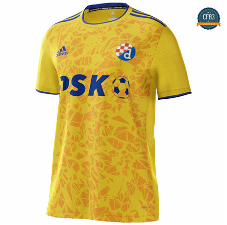 Cfb3 Camiseta Dinamo Zagreb 2ª Equipación Amarillo 2021/2022