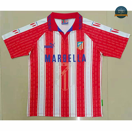 Cfb3 Camiseta Retro 1995-96 Atletico Madrid 1ª Equipación