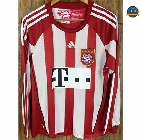 Cfb3 Camiseta Retro 2010-11 Bayern Munich 1ª Equipación Manga larga
