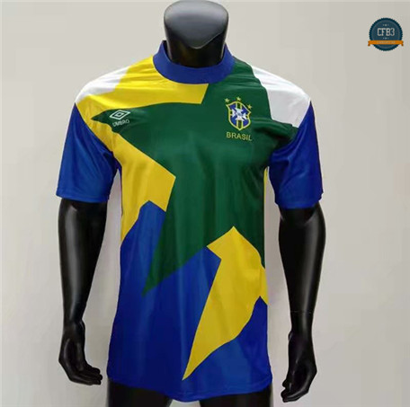 Cfb3 Camiseta Retro 1991 Brésil Equipación