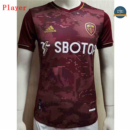 Cfb3 Camiseta Player Version Leeds United Equipación Rojo 2020/2021