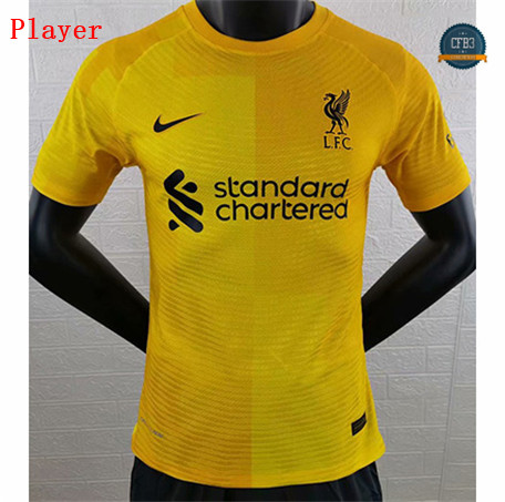 Cfb3 Camiseta Player Version Liverpool Portero Amarillo 2021/2022