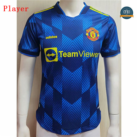 Cfb3 Camiseta Player Version Manchester United Azul 2020/2021