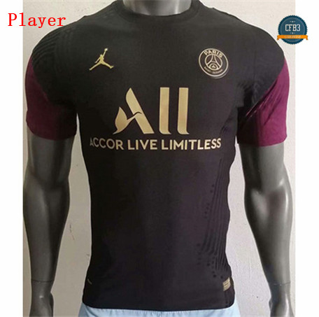 Cfb3 Camiseta Player Version PSG Jordan Negro 2020/2021