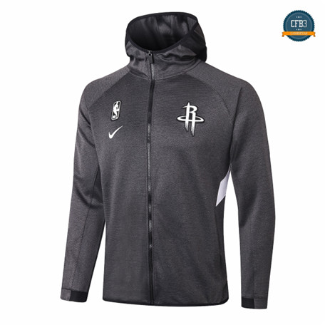 Cfb3 Camiseta Chaqueta con capucha Hoston Rockets - Negro