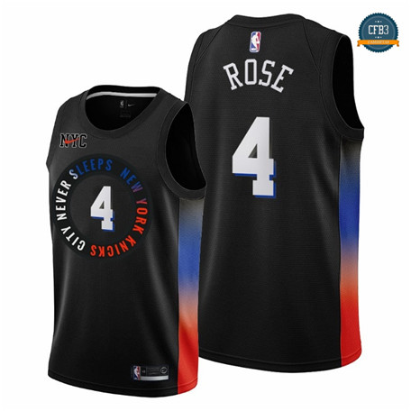 Cfb3 Camiseta Derrick Rose, New York Knicks 2020/21 - City Edition