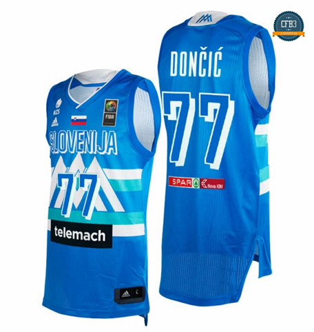 Cfb3 Camiseta Luka Doncic, Eslovenia 2021 JJOO - Azul