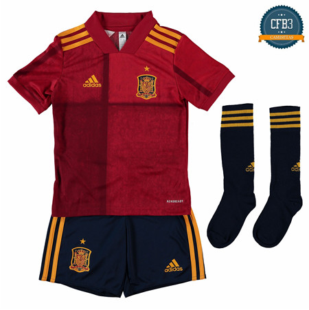 Camiseta Espana Niños 1ª Equipación UEFA Euro 2020