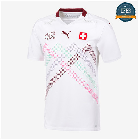 Camiseta Suiza 2ª Equipación UEFA Euro 2020