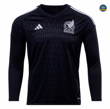 Venta Cfb3 Camiseta México Equipación Portero Negro 2022/2023