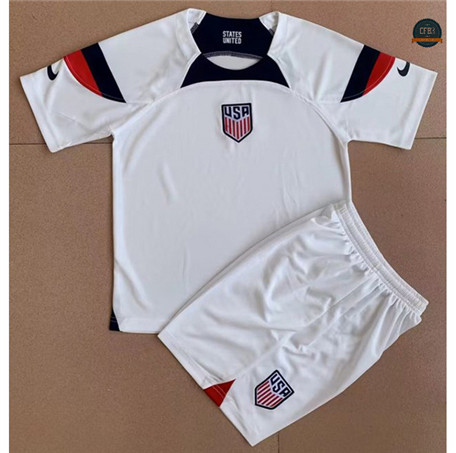 Nuevas Cfb3 Camiseta Estados Unidos Niños 1ª Equipación 2022/2023
