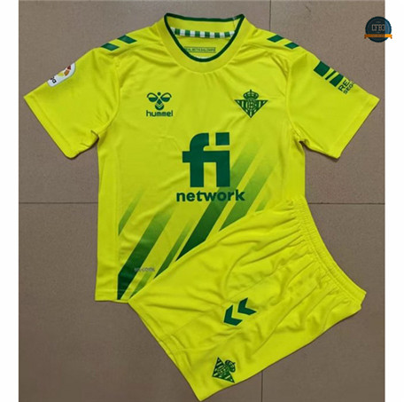 Nuevas Cfb3 Camiseta Real Betis Niños Portero Equipación Amarillo 2022/2023