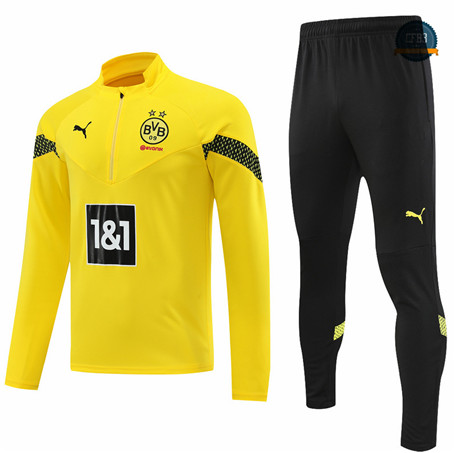 Cfb3 Camiseta Chandal Borussia Dortmund Equipación Amarillo 2022/2023 f013