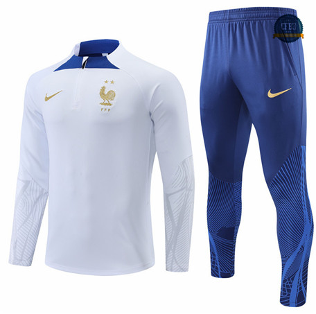 Cfb3 Camiseta Chandal Francia Equipación Blanco 2022/2023 f099