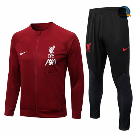 Cfb3 Camiseta Chaqueta Chandal Liverpool Equipación Rojo 2022/2023 f127