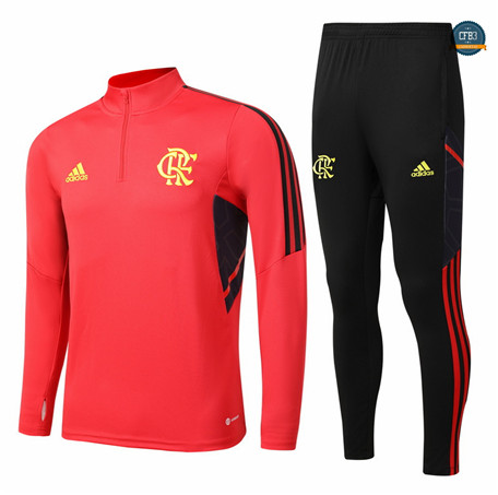 Cfb3 Camiseta Chandal Niño Flamengo Equipación Rojo 2022/2023 f166