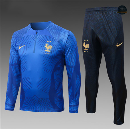 Cfb3 Camiseta Chandal Niño Francia Equipación Azul 2022/2023 f250