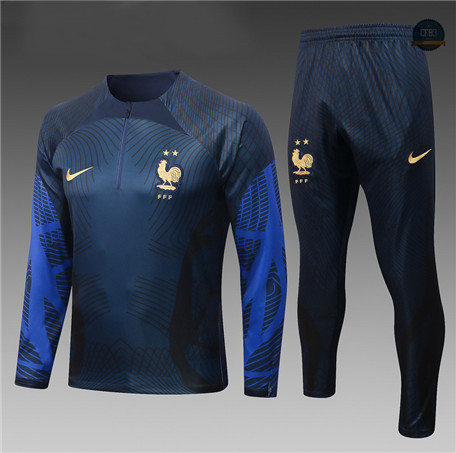 Cfb3 Camiseta Chandal Niño Francia Equipación Azul 2022/2023 f251