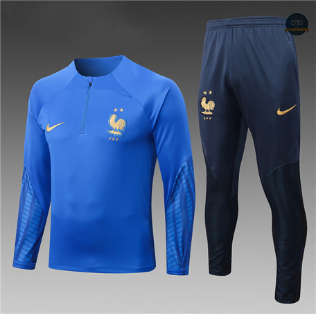 Cfb3 Camiseta Chandal Niño Francia Equipación Azul 2022/2023 f254