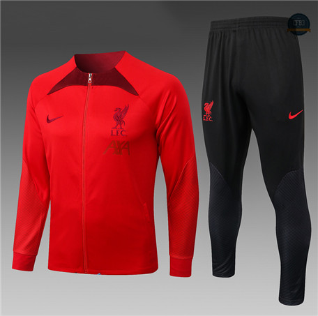 Cfb3 Camiseta Chaqueta Chandal Niño Liverpool Equipación Rojo 2022/2023 f269