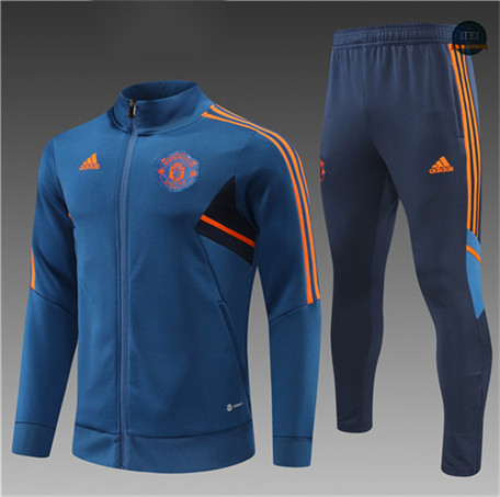 Cfb3 Camiseta Chaqueta Chandal Niño Manchester United Equipación Azul 2022/2023 f289