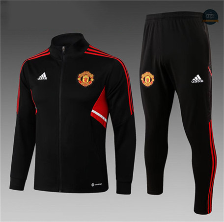 Cfb3 Camiseta Chaqueta Chandal Niño Manchester United Equipación Negro 2022/2023 f290