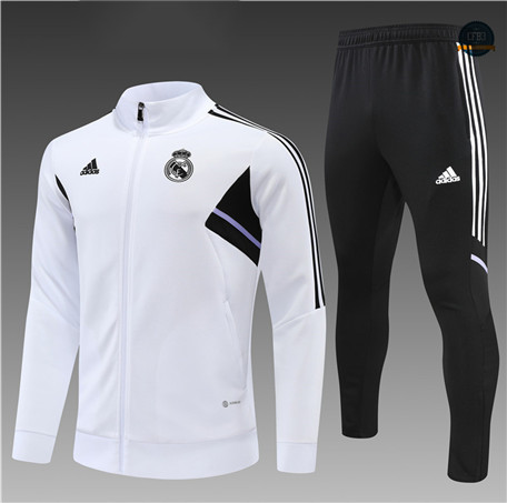 Cfb3 Camiseta Chaqueta Chandal Niño Real Madrid Equipación Blanco 2022/2023 f185