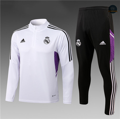 Cfb3 Camiseta Chandal Niño Real Madrid Equipación Blanco 2022/2023 f195