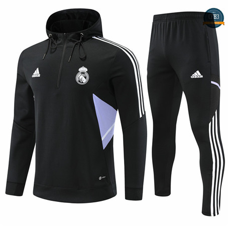 Cfb3 Camiseta Chandal Real Madrid Equipación Sombrero Negro 2022/2023 f024