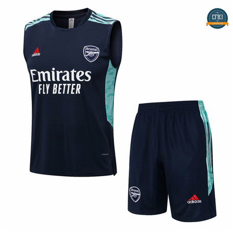 Cfb3 Camiseta Entrenamiento Arsenal Chaleco + Pantalones Equipación Azul 2022/2023 f356