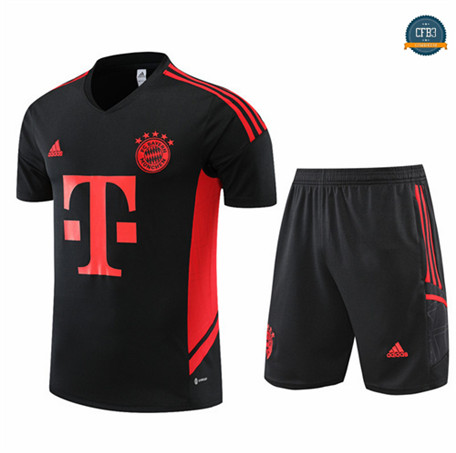 Cfb3 Camiseta Entrenamiento Bayern Munich + Pantalones Equipación Negro 2022/2023 f317