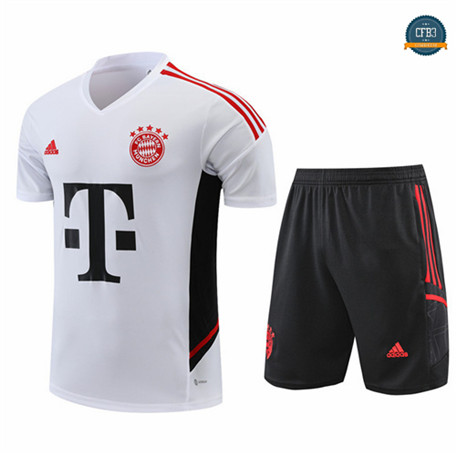 Cfb3 Camiseta Entrenamiento Bayern Munich + Pantalones Equipación Blanco 2022/2023 f318