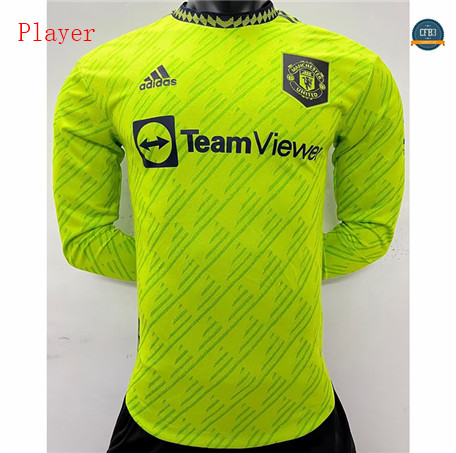 Cfb3 Camiseta Player Version Manchester United 3ª Equipación Manga larga 2022/2023 f476