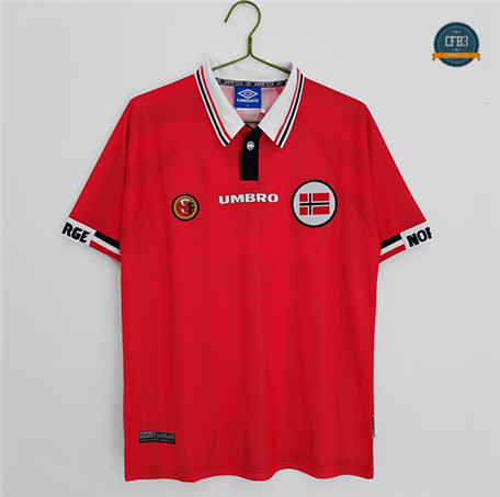 Cfb3 Camiseta Retro 1998-99 Noruega 1ª Equipación f481