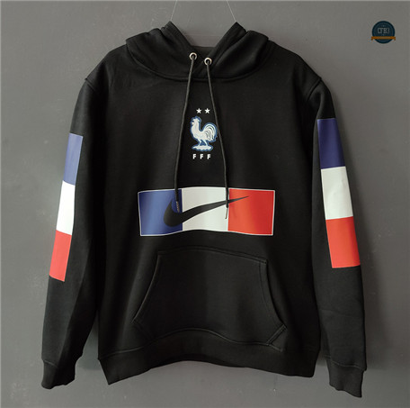 Cfb3 Camiseta Sudadera con Capucha Francia Equipación Negro 2022/2023 f395