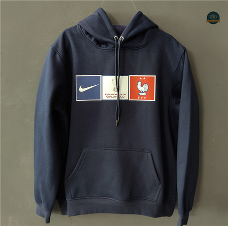 Cfb3 Camiseta Sudadera con Capucha Francia Equipación Azul 2022/2023 f396