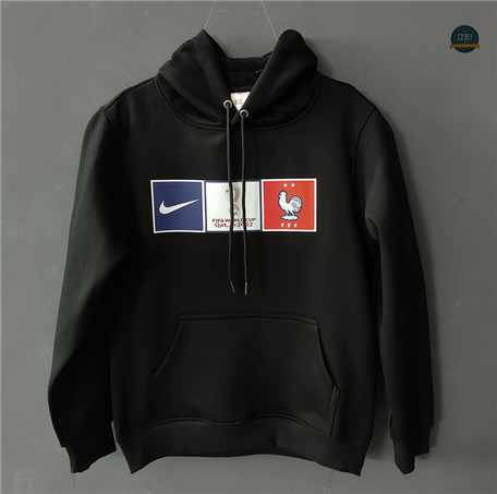 Cfb3 Camiseta Sudadera con Capucha Francia Equipación Negro 2022/2023 f397