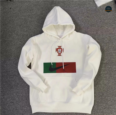 Cfb3 Camiseta Sudadera con Capucha Portugal Equipación Blanco 2022/2023 f404