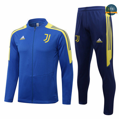 Cfb3 Camiseta Chaqueta Chandal Juventus Equipación Azul/Amarillo 2022/2023